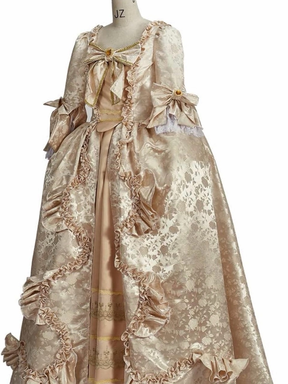 CosplayDiy Queen Marie Antoinette Rococo Ball Gown Costume
Apricot • Size M - Picture 9 of 10